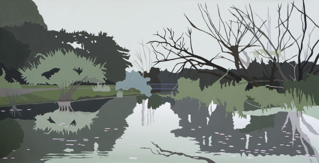 Parque. 100 x 200 cm. Acrílico sobre tela. 2025.