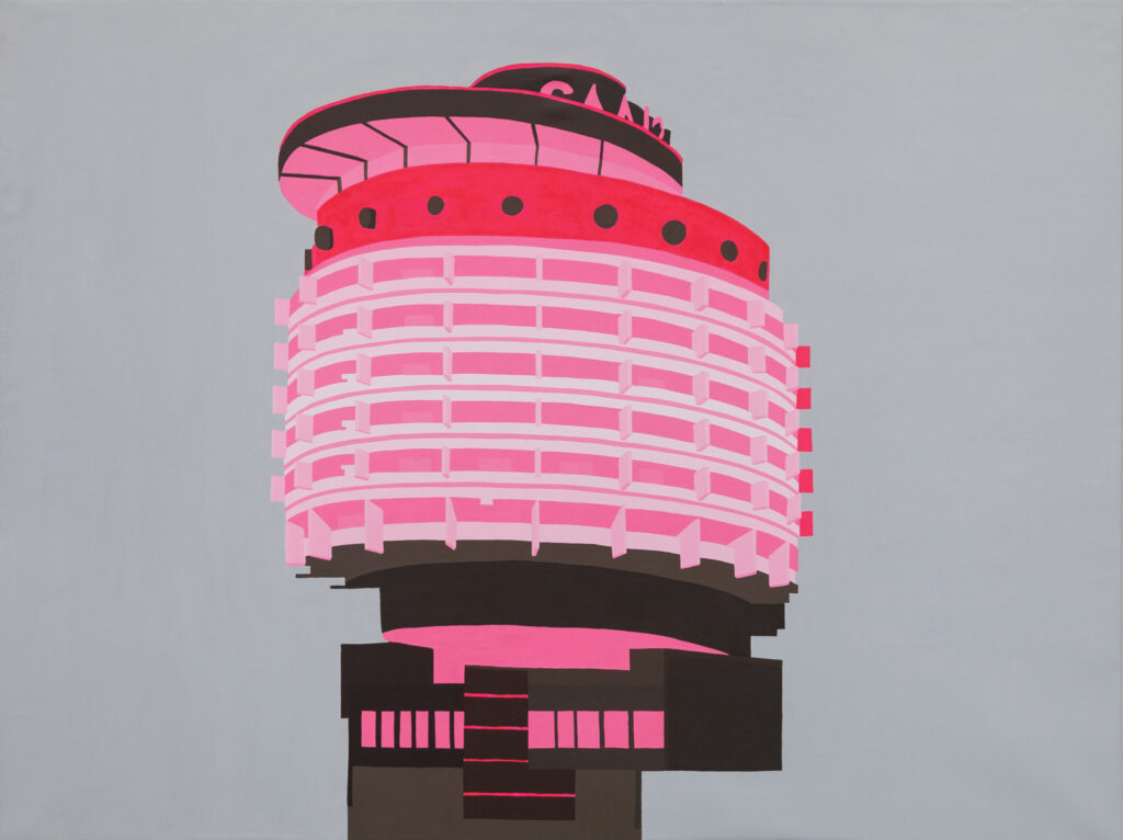 Hotel Salut. 90 x 120 cm. Acrílico sobre tela. 2019.