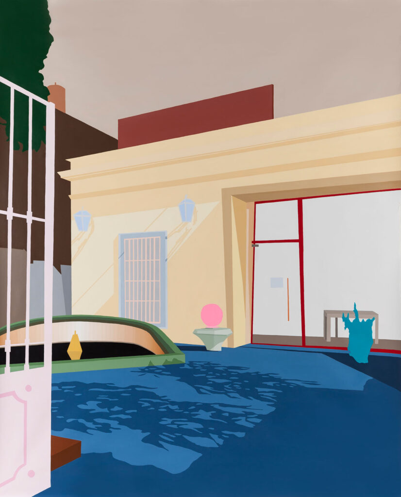 Marmolería. 174 x 144 cm. Acrílico sobre tela. 2019.