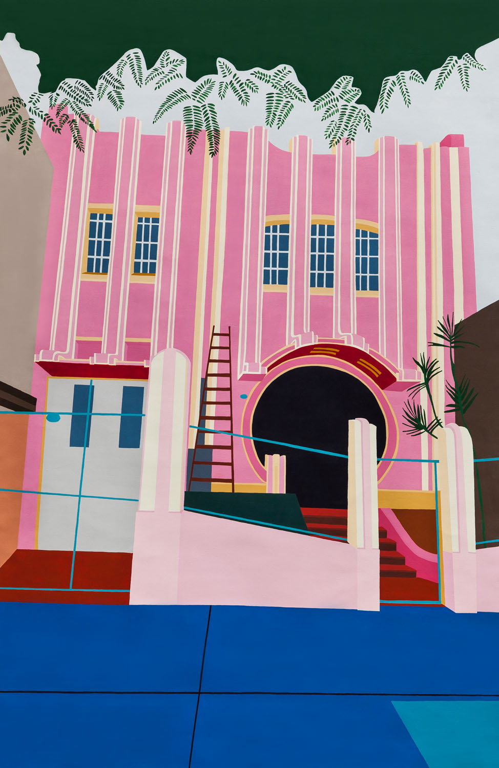 Paz Soldán. 145 x 90 cm. Acrílico sobre tela. 2018.