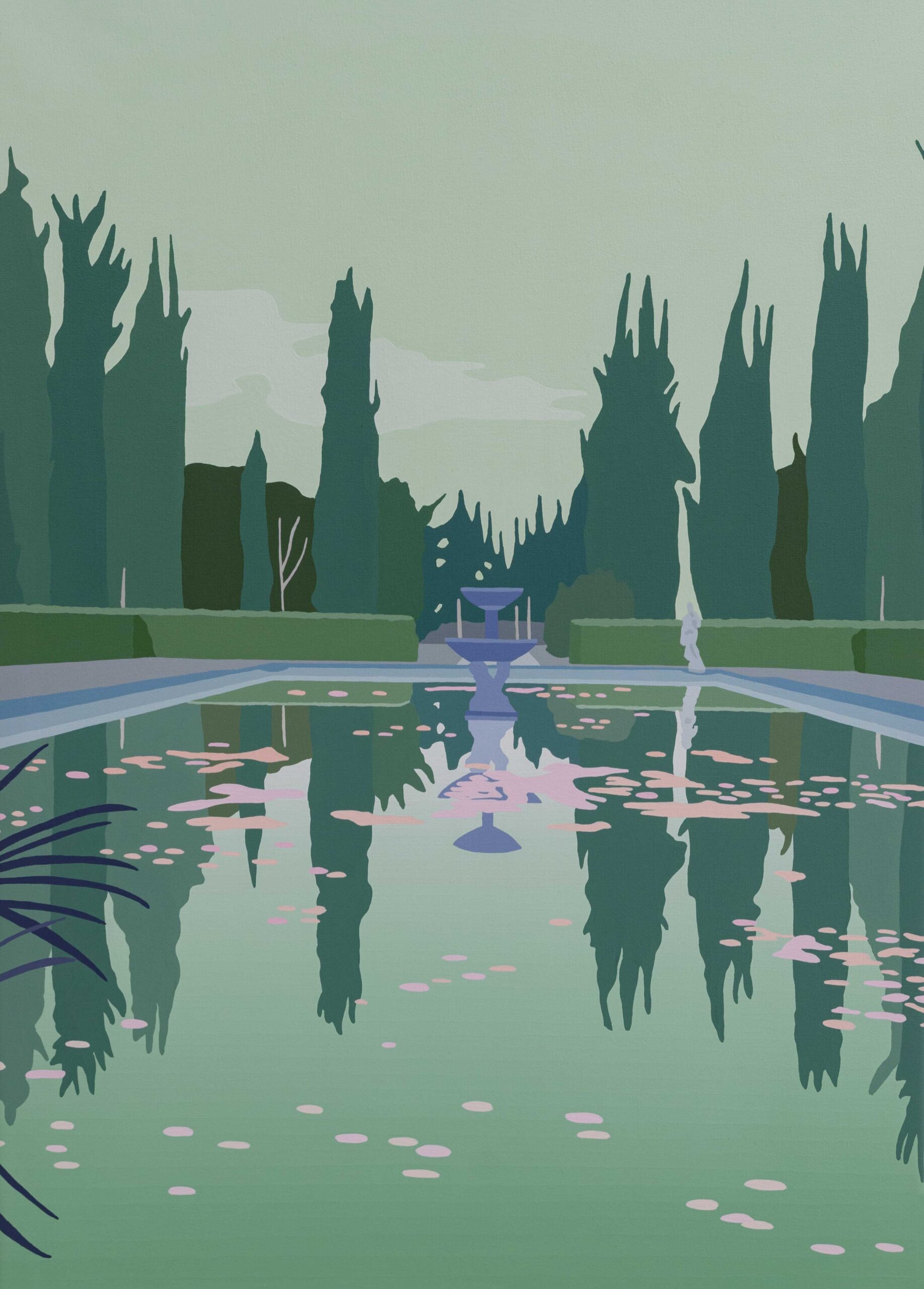 Sin Título. 70 x 50 cm. Acrílico sobre tela. 2023.