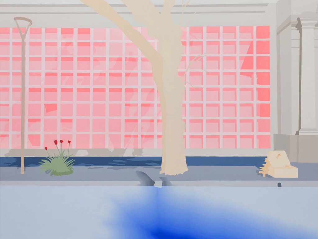 Sin Título. 92 x 120 cm. Acrílico sobre tela. 2021.