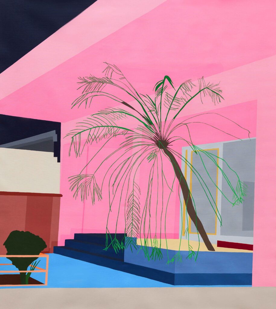 Sin Título (Rosario). 94 x 104 cm. Acrílico sobre tela. 2020.