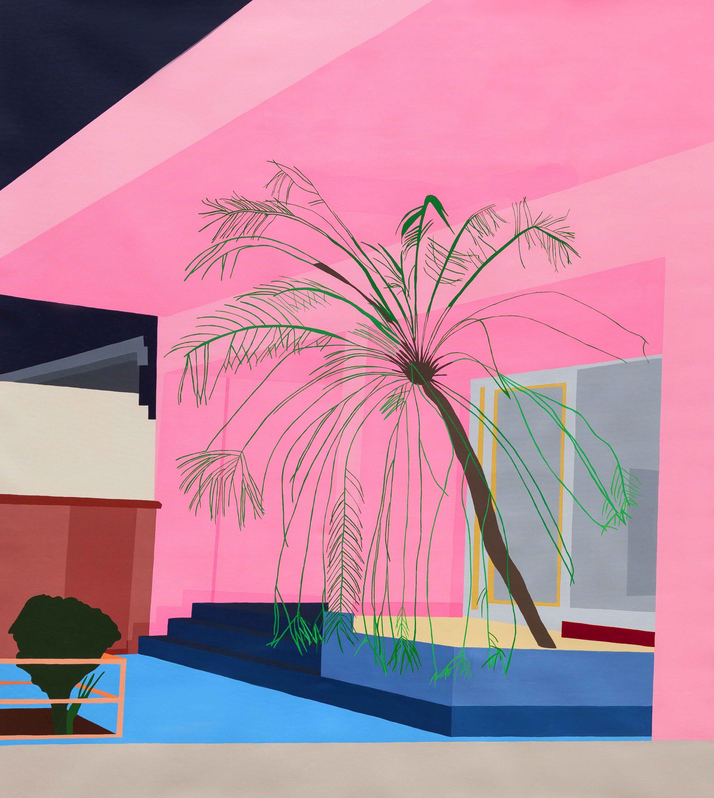 Sin Título (Rosario). 94 x 104 cm. Acrílico sobre tela. 2020.