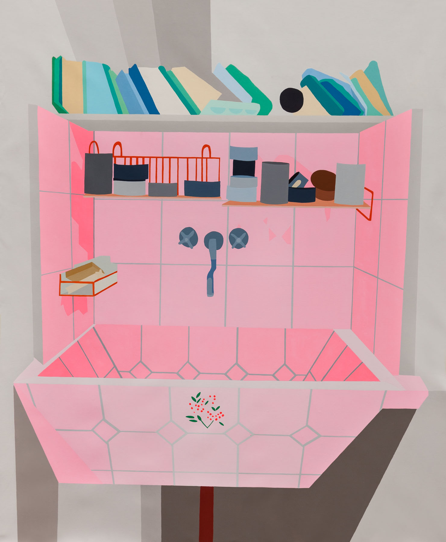 Bacha. 120 x 90cm. Acrílico sobre tela. 2019.